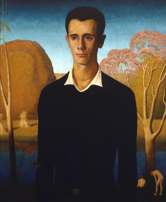 Grant Wood Arnold Comes of Age - Canvas Print