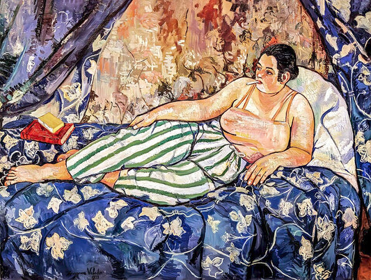 Suzanne Valadon The Blue Room - Canvas Print