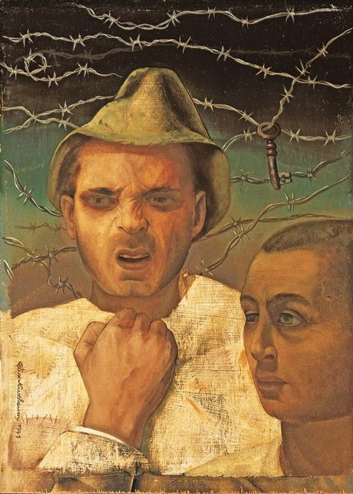 Felix Nussbaum Self-Portrait - Canvas Print