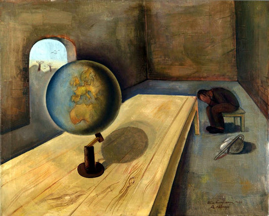 Felix Nussbaum The Refugee - Canvas Print