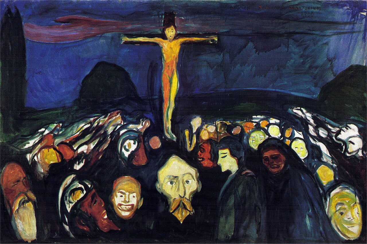 Edvard Munch Golgotha - Canvas Print