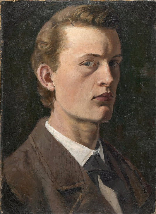 Edvard Munch Self-Portrait, 1882 - Canvas Print