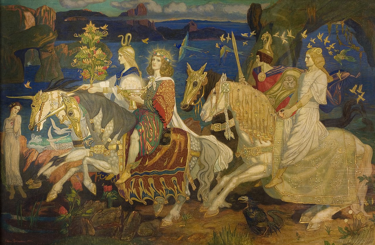 John Duncan Riders of the Sidhe - Canvas Print
