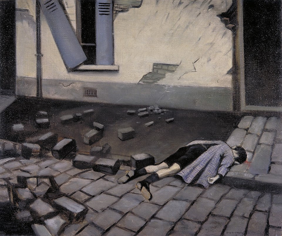 C. R. W. Nevinson A Taube - Canvas Print