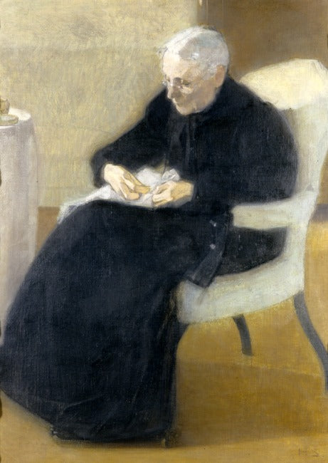 Helene Schjerfbeck At Home - Canvas Print