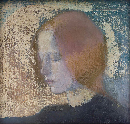 Helene Schjerfbeck Fragment - Canvas Print