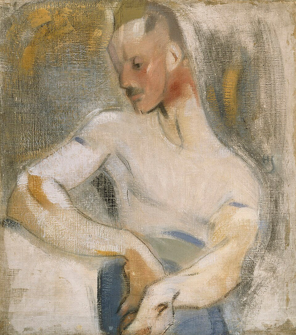 Helene Schjerfbeck The Sailor - Canvas Print