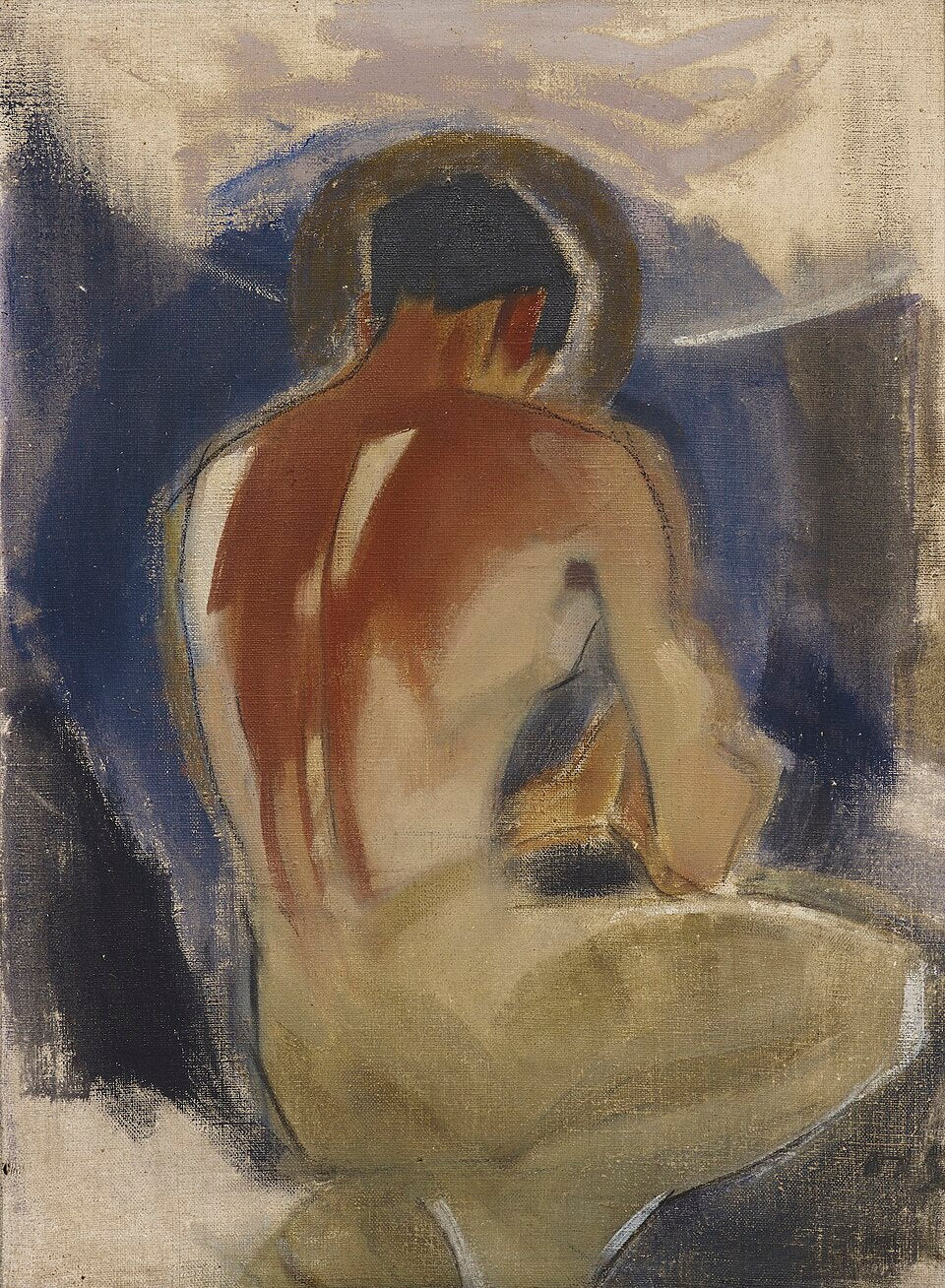 Helene Schjerfbeck Robber at the Gate of Paradise - Canvas Print