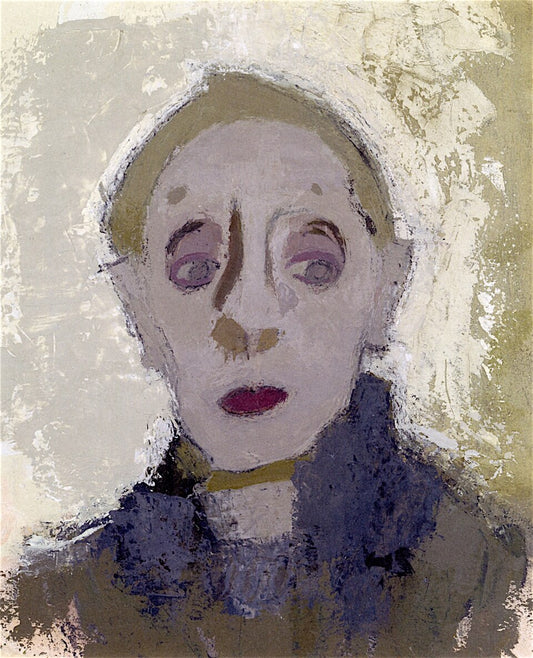 Helene Schjerfbeck Self-Portrait, 1942 - Canvas Print