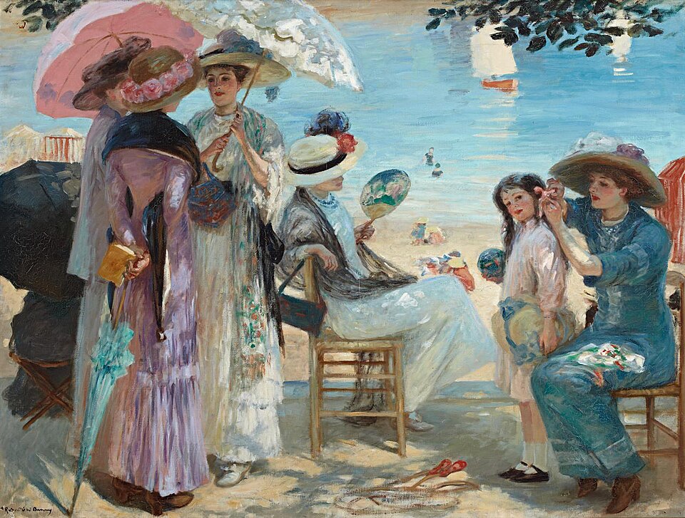 Rupert Bunny Beautiful Afternoon in Royan - Canvas Print