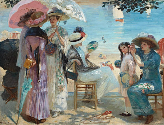 Rupert Bunny Beautiful Afternoon in Royan - Canvas Print