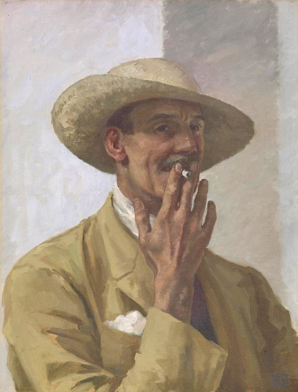 Rupert Bunny Self Portrait - Canvas Print