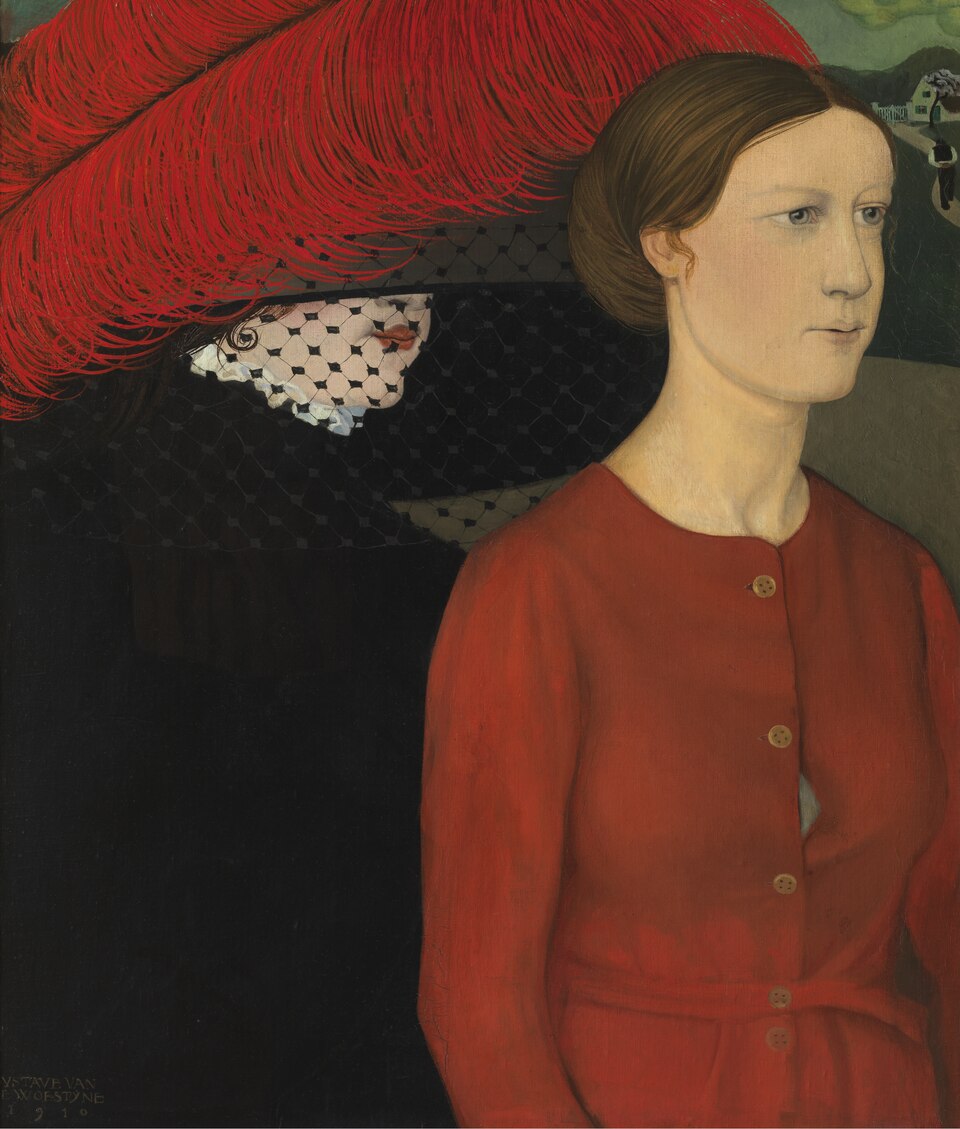 Gustave Van de Woestijne De Twee Lentes - Canvas Print
