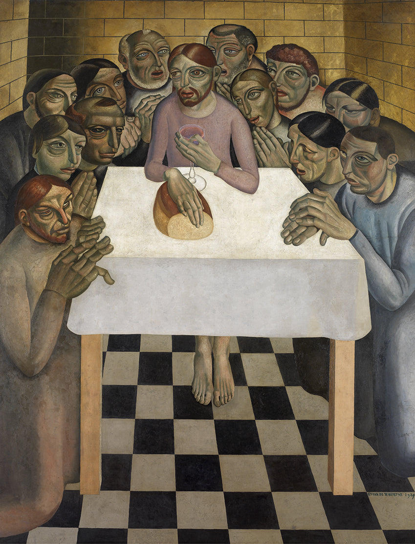 Gustave Van de Woestijne Laatste Avondmaal - Canvas Print