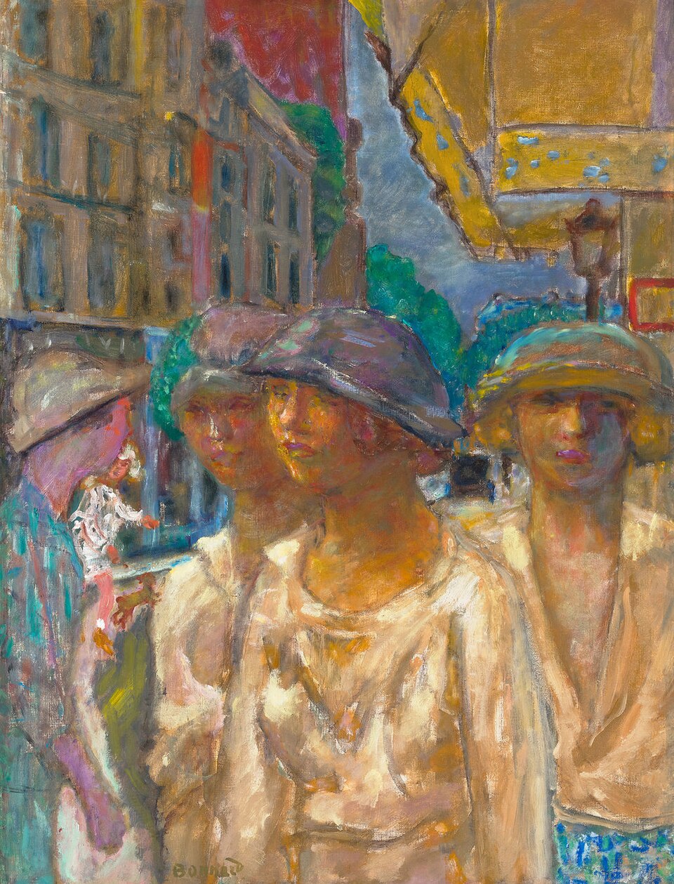 Pierre Bonnard Jeunes Femmes Dans La Rue - Canvas Print