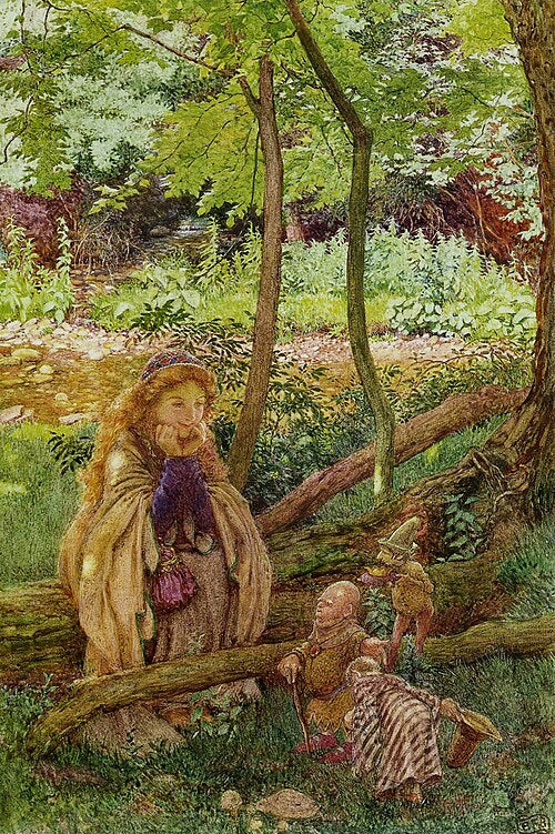 Eleanor Fortescue-Brickdale The Introduction - Canvas Print