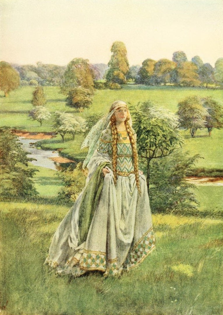 Eleanor Fortescue-Brickdale Guinevere - Canvas Print