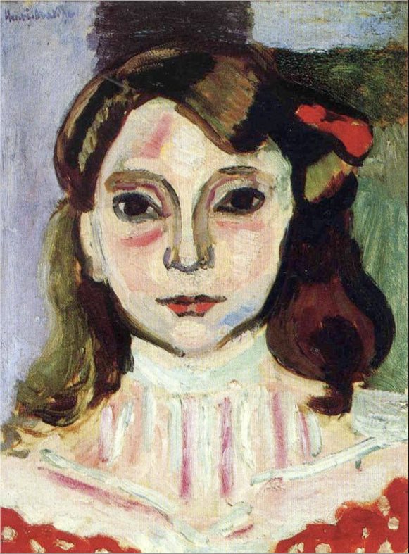 Henri Matisse Portrait of Marguerite - Canvas Print