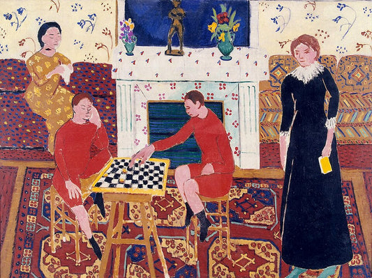 Henri Matisse Painter's Family - Canvas Print