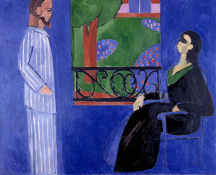 Henri Matisse The Conversation - Canvas Print