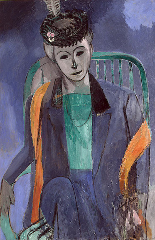 Henri Matisse Portrait of the Artist's Wife - Canvas Print