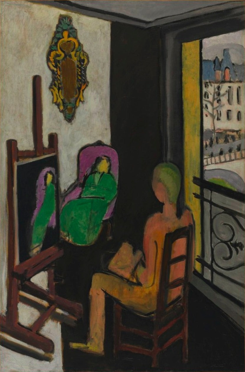 Henri Matisse The Painter and His Model - Canvas Print