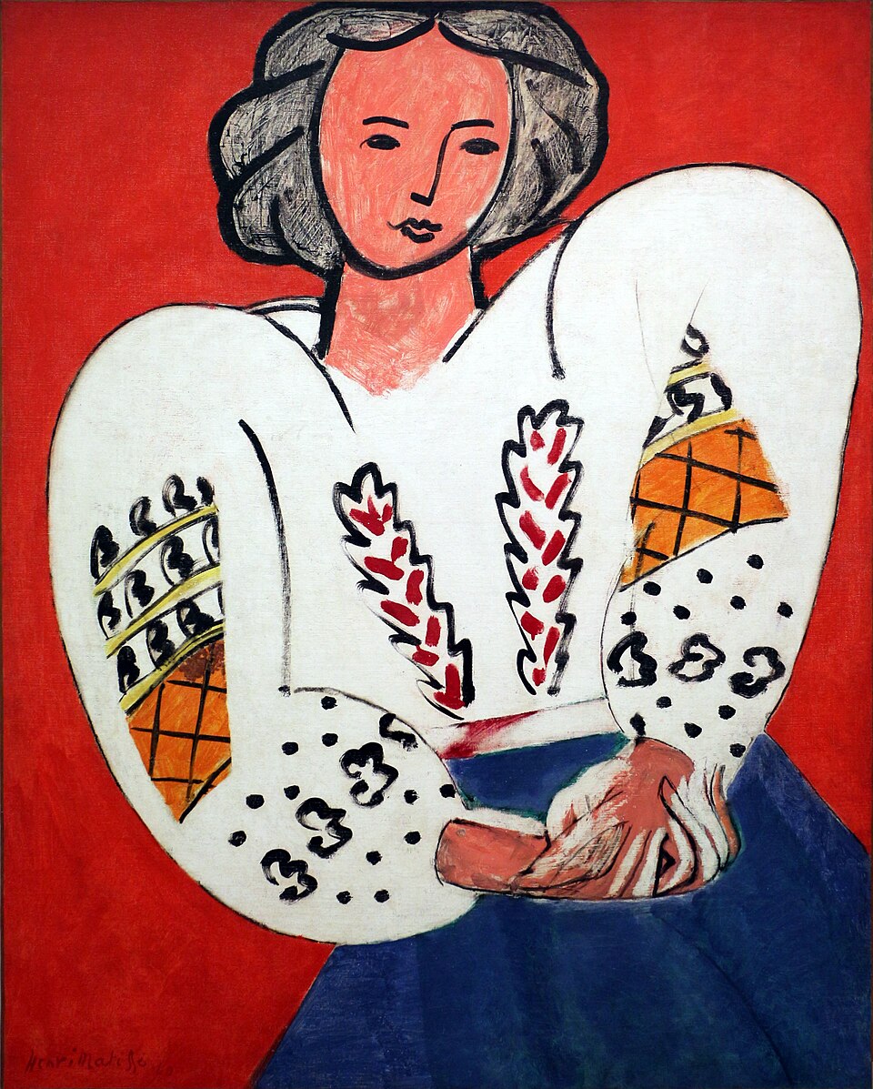 Henri Matisse La Blouse Roumaine - Canvas Print