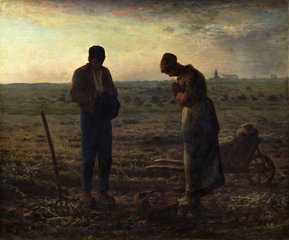 Jean-Francois Millet The Angelus - Canvas Print