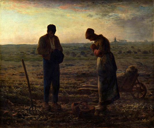Jean-Francois Millet The Angelus - Canvas Print