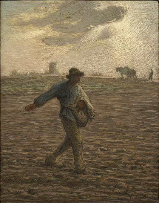 Jean-Francois Millet The Sower - Canvas Print