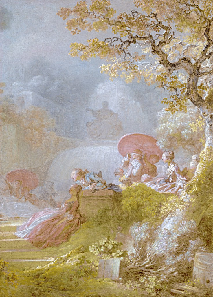Jean-Honore Fragonard Blind Man's Buff - Canvas Print