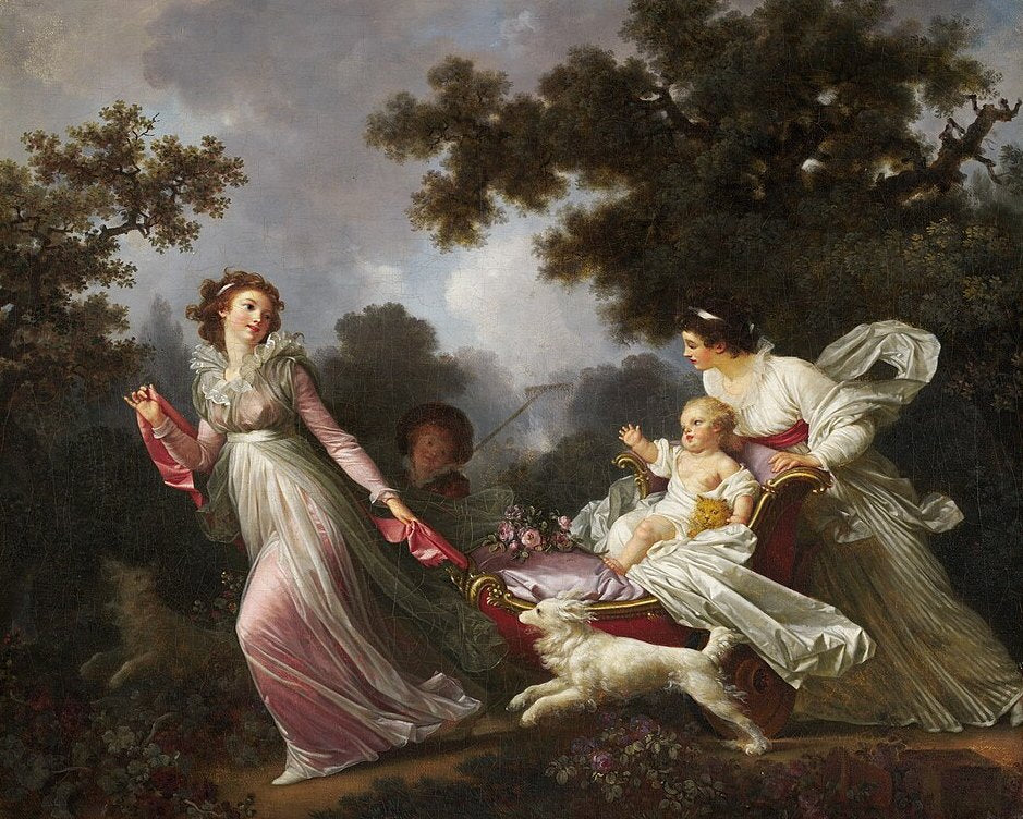 Jean-Honore Fragonard The Beloved Child - Canvas Print