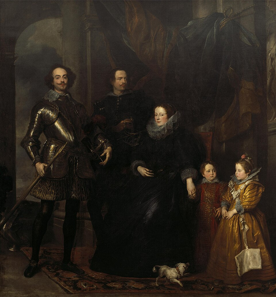 Anthony van Dyck The Lomellini Family - Canvas Print