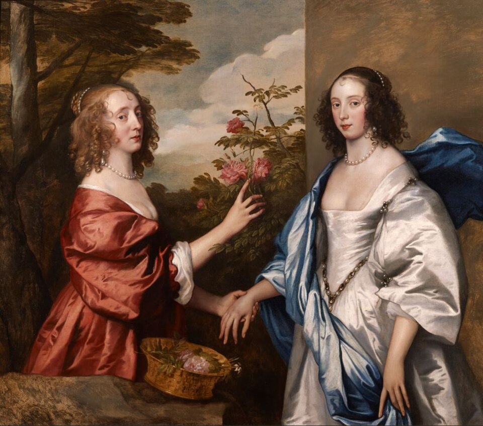 Anthony van Dyck The Cheeke Sisters - Canvas Print