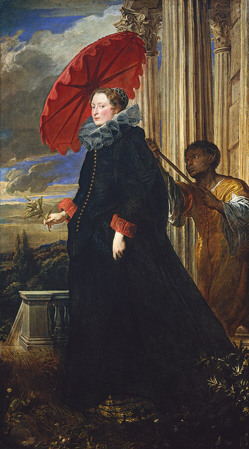Anthony van Dyck Elena Grimaldi, Genoa - Canvas Print