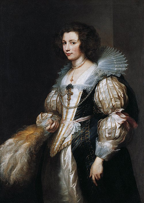 Anthony van Dyck Marie-Louise de Tassis, Antwerp - Canvas Print
