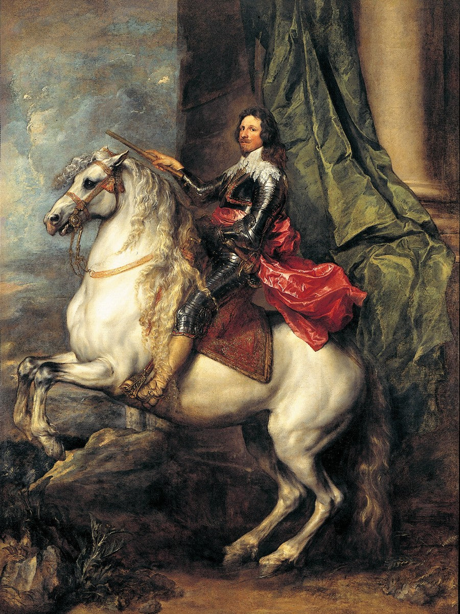 Anthony van Dyck Equestrian Portrait of Thomas Francis, Prince of Carignano - Canvas Print