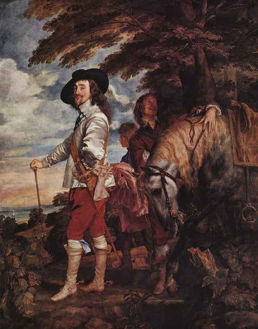 Anthony van Dyck Charles I at the Hunt - Canvas Print