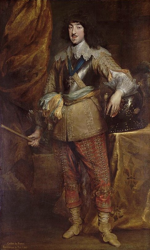 Anthony van Dyck Portrait of Gaston, Duke of Orleans - Canvas Print