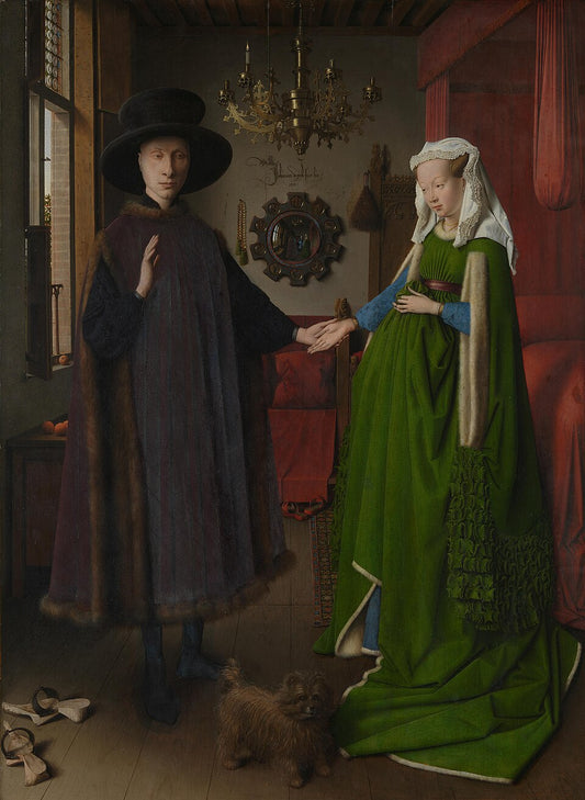 Jan van Eyck Arnolfini Portrait - Canvas Print