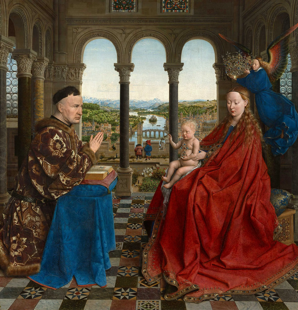 Jan van Eyck Portrait of Jan de Leeuw - Canvas Print
