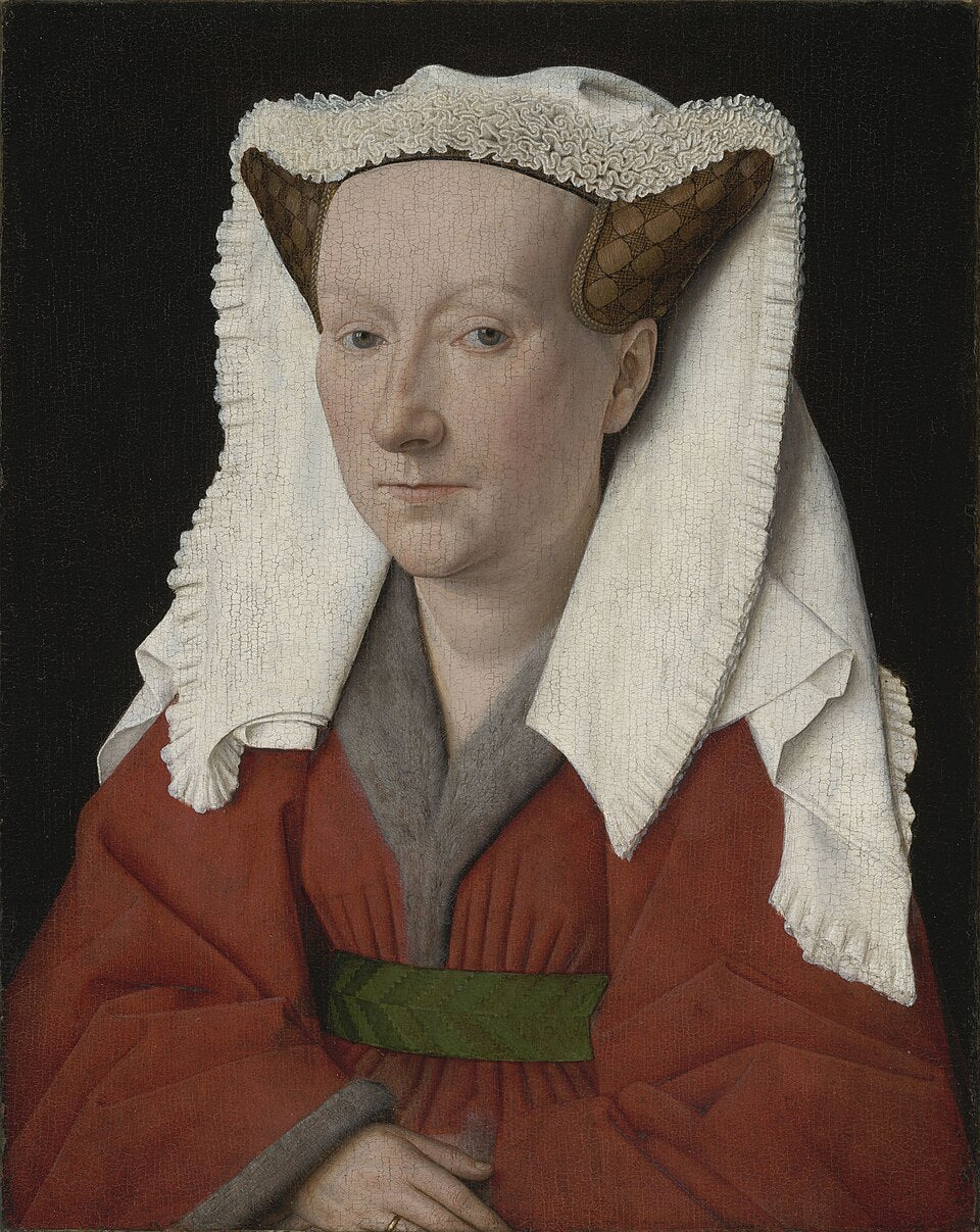 Jan van Eyck Portrait of Margaret van Eyck - Canvas Print