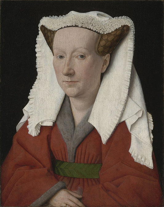 Jan van Eyck Portrait of Margaret van Eyck - Canvas Print
