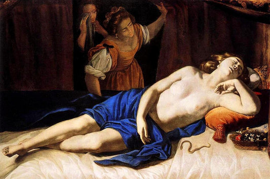 Artemisia Gentileschi Cleopatra II - Canvas Print