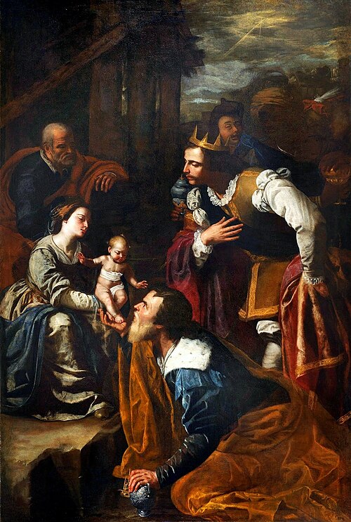 Artemisia Gentileschi Adoration of the Magi - Canvas Print