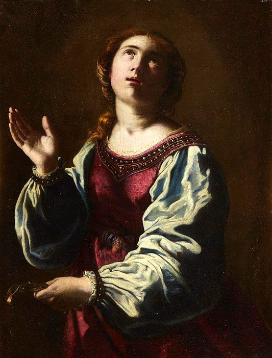 Artemisia Gentileschi Saint Apollonia - Canvas Print