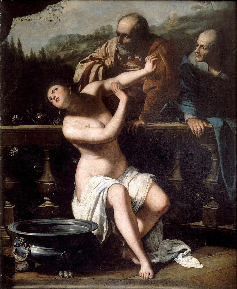 Artemisia Gentileschi Susanna and the Elders II - Canvas Print