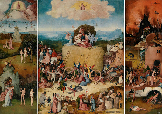 Hieronymus Bosch The Haywain - Canvas Print