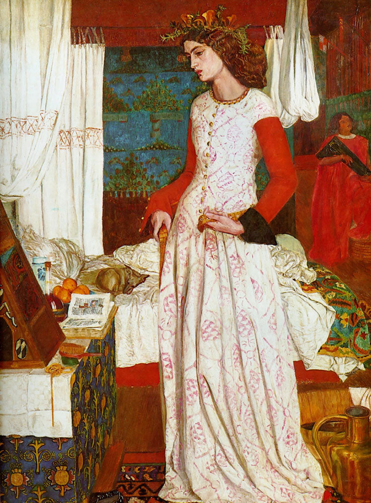 William Morris La belle Iseult, also known as Queen Guinevere - Canvas Print