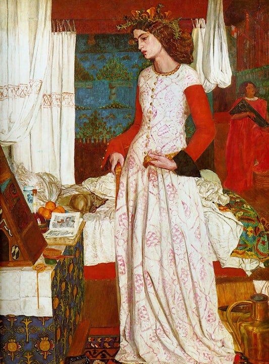William Morris La belle Iseult, also known as Queen Guinevere - Canvas Print
